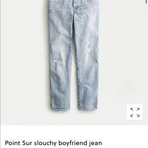 J. Crew Point Sur Slouchy Boyfriend Jeans